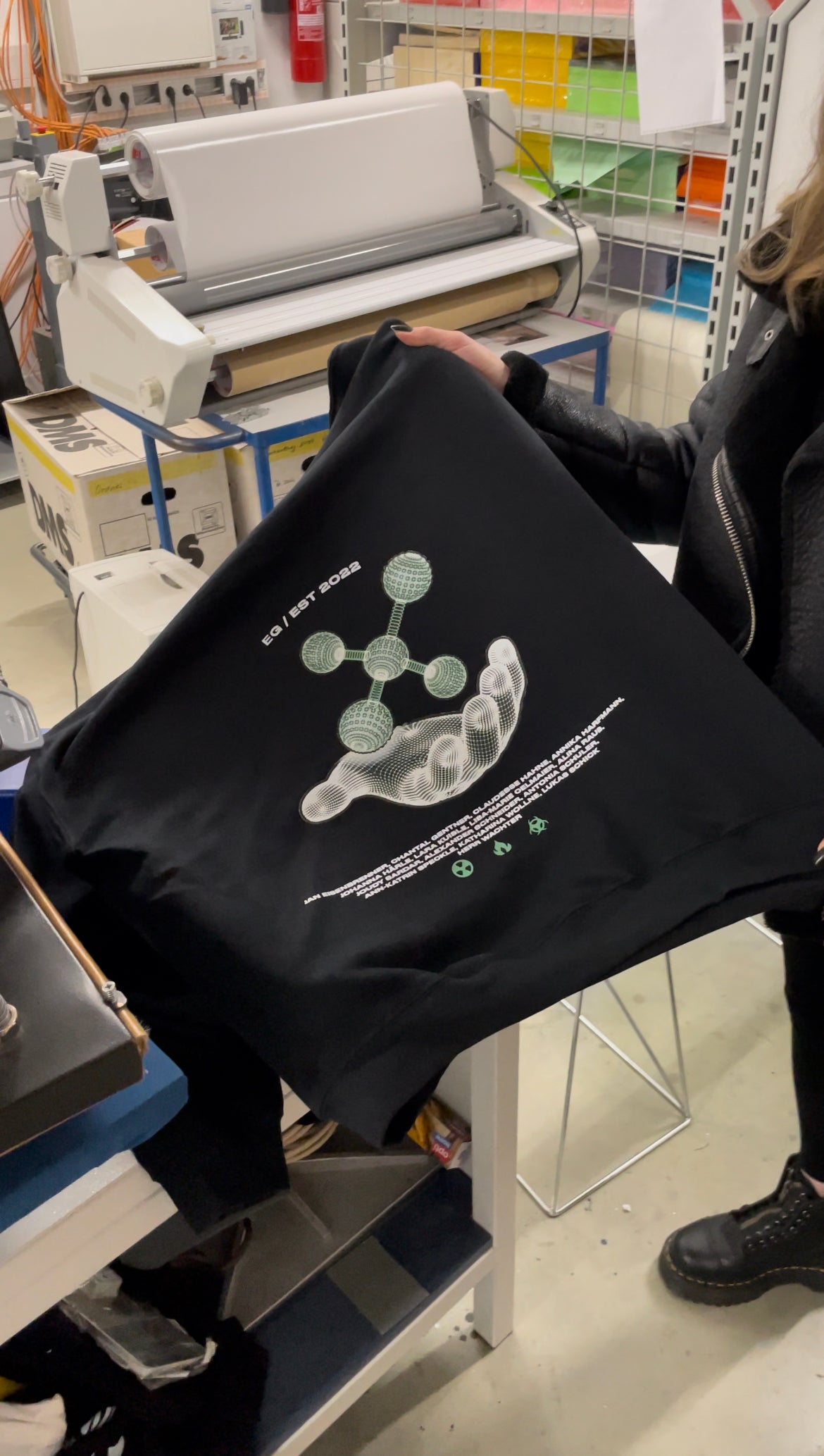 oversized Hoodie selbst bedruckbar. eigener Print. Druckerei